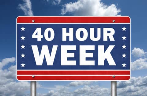 support for traditional 40-hour work week is eroding