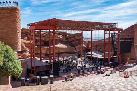 Red Rocks Amphitheater near Denver