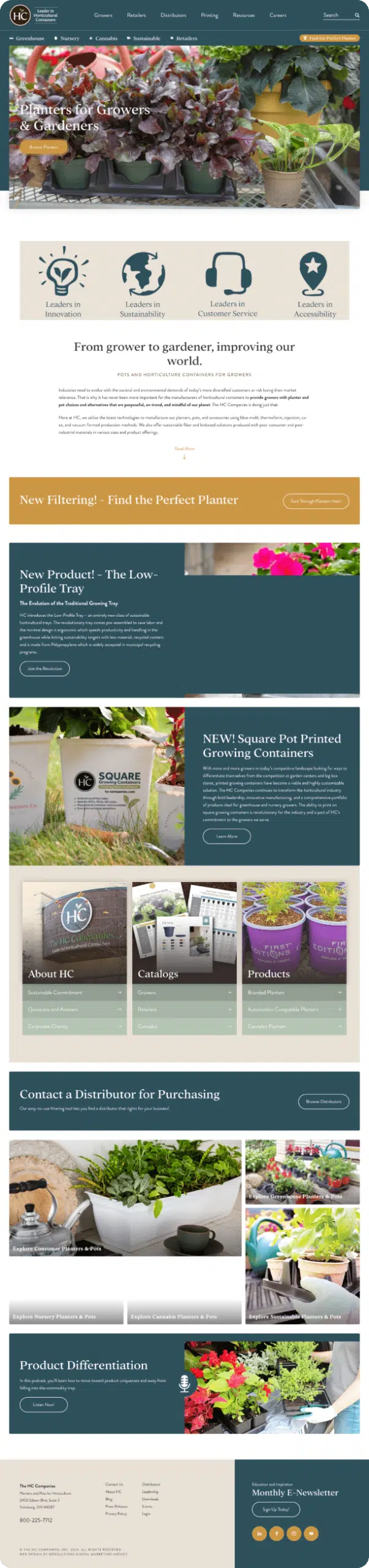 The HC Companies WordPress Website Design Project by Webolutions Digital Marketing Agency - 2